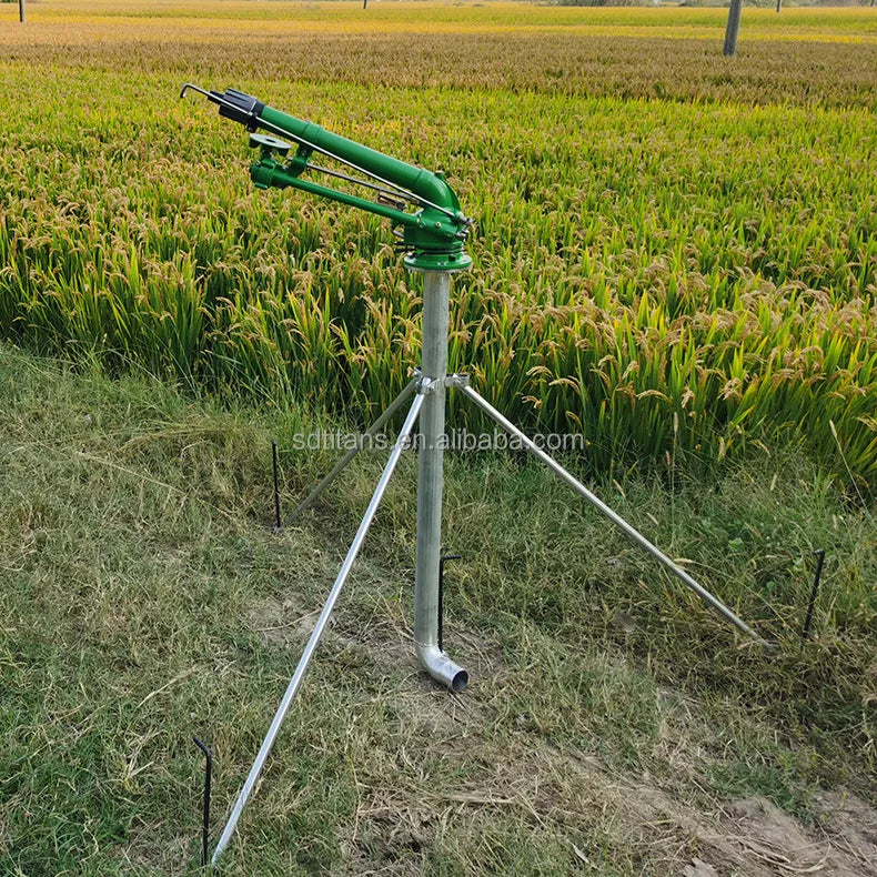 Titans Metal 65m Rain Gun Sprinkler with 360 Degree Gear Drive Nozzle for Agriculture Farm Irrigation Watering