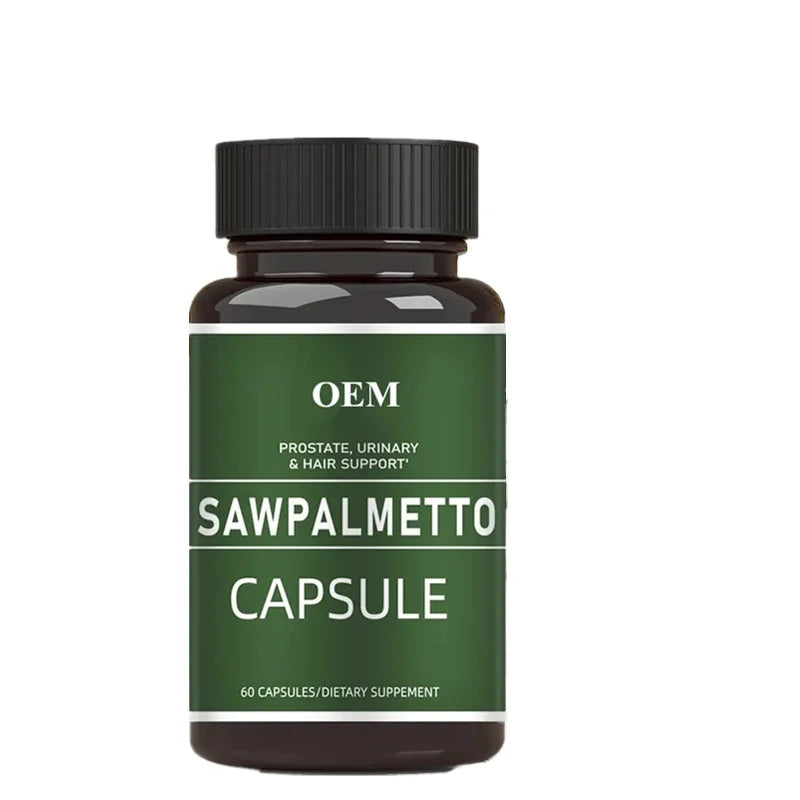 OEM/ODM/OBM Vegen Healthy Strong Saw Palmetto Capsules Hair and Gluten-Free Saw Palmetto Capsules for Women and Men