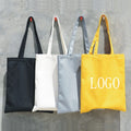 Hot Selling Eco-Friendly Custom Logo Cotton Canvas Tote Bag Fashionable Fruit Pattern Shopping Bags