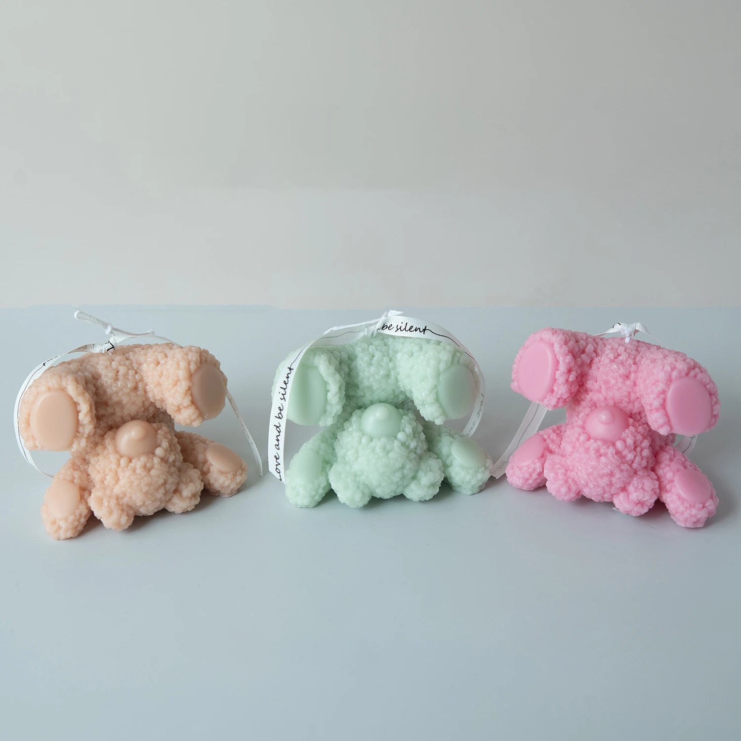 3D Cute Home Decoration Ornaments Soy Wax Cartoon Bear Handstand Teddy Bear Candle