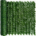 EG-G377 Artificial Hedge Faux Ivy Fence Privacy Screen Leaf Balcony Fencing UV Procted Decor