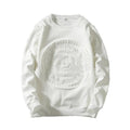 Wholesale Polyester Sweatshirts Custom 3D Logo Embossed Hoodie Embossed Logo Design Solid Hoodie Sweatshirt
