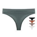Spot Wholesale Women's Underwear Sexy Mid-rise Thong Plus Size Sports Fitness Underwear