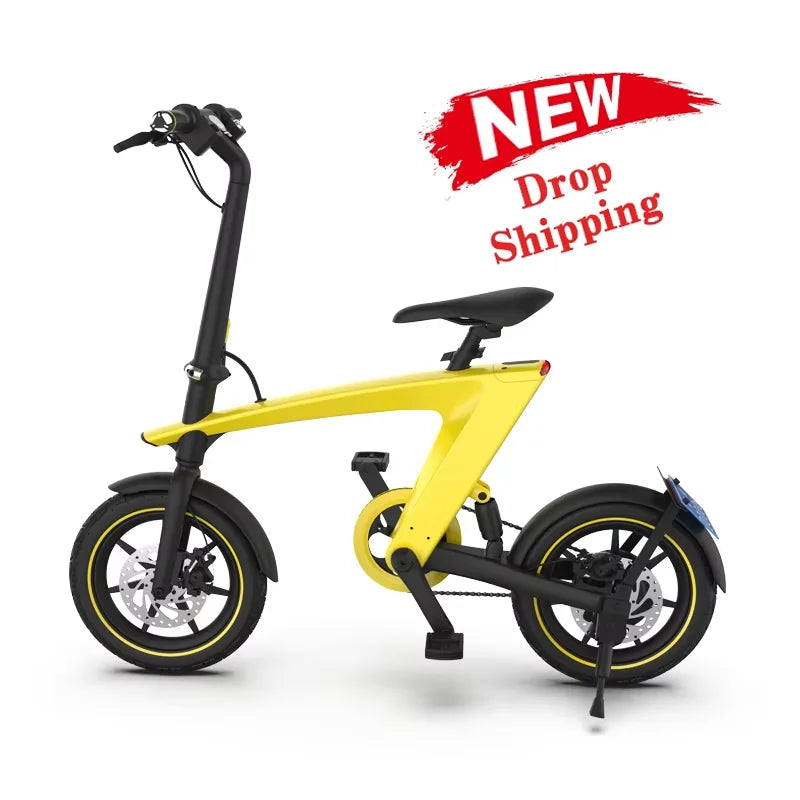 European EU Warehouse 250W Powerful Full Suspension Bicicletta Mini Elettrica Bike Folding Electric Bicycle Bike Ebike for Adult