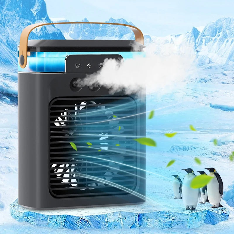 2025 Portable Spray Air Conditioner Water Cooling Fan Conditioning Air Conditioner Air Cooler Fan for Room Office