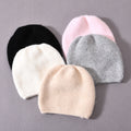 Jxwatcher Fashion Stylish Cashmere Knit Beanie Hat Women Thick Warm Ripple Winter Knitted Bulk Custom Beanie