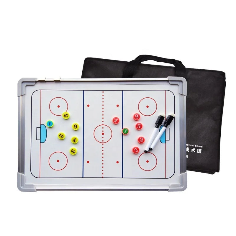 Double-Sided Aluminum Whiteboard Coaching Training Equipment Ice Hockey Water Polo Baseball Badminton Tactics Instruction