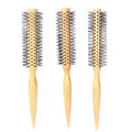Custom Logo Roller Styling Hair Brush Nylon Comb Teeth Curling Hair Brush Hair Styling Brush