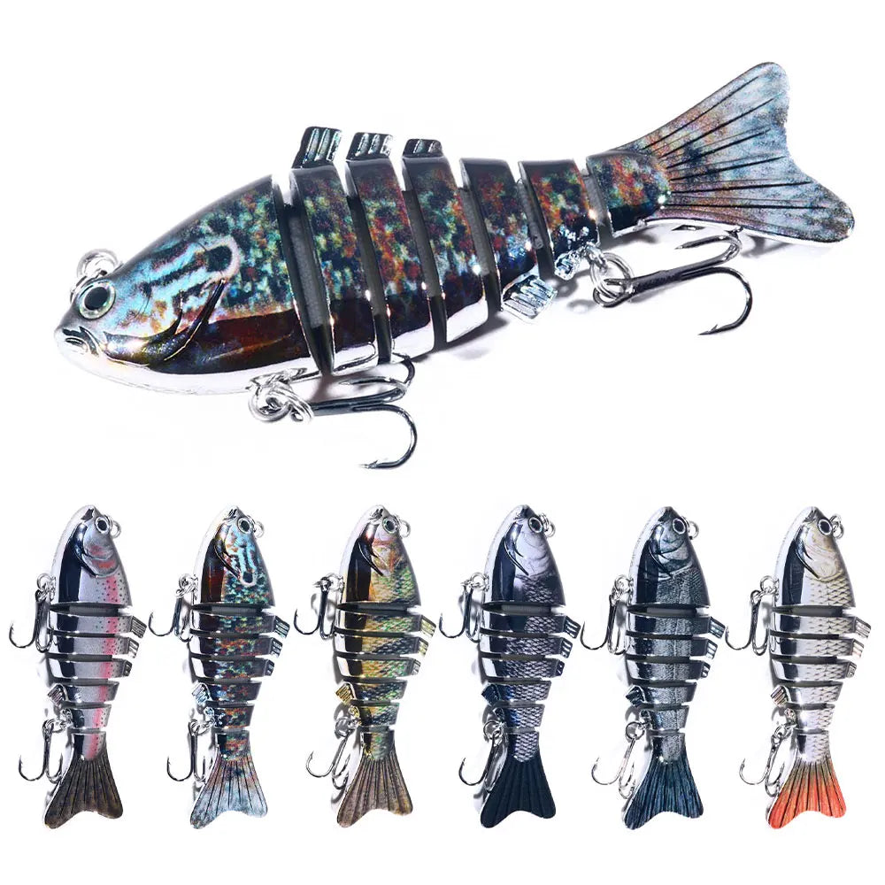 10cm 24g Artificial Hard Plastic Multi Jointed High Quality Fishing Lure