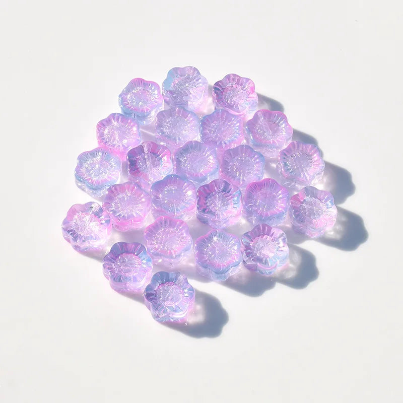 12mm Hot Selling New Design Crystal Glass Beads in Bulk Wholesale Sunflower Beads Colorful Beads for Jewelry Making
