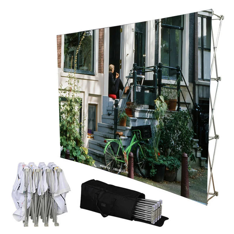Trade Show Foldable Booth Pop-up Banner Display Stand for Advertising