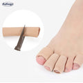 Toe and Finger Protectors Foot Pain Silicon Gel Tube Bandage Toe Protector Silicone Toe Tube