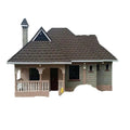 Modern Design Metal Stone Coated Plain Roof Tiles for Hotels 42 Colors 1 Year Warranty Low Price in Lagos Nigeria WANER Brand
