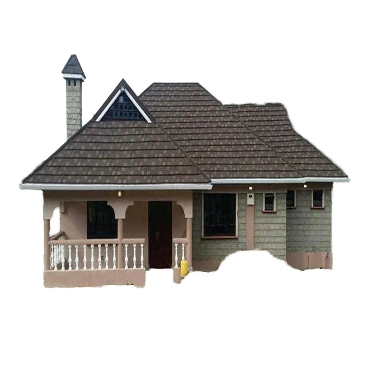 Modern Design Metal Stone Coated Plain Roof Tiles for Hotels 42 Colors 1 Year Warranty Low Price in Lagos Nigeria WANER Brand