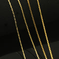 1/20 14K Gold Filled Beading Chain Multi Size Snake Ankle Chain Minimalist Necklace Bracelet Making Jewelry Findings Components