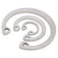 OEM Stainless Steel SS 304 ASME B8 A4-70 SUS 321 410 C Circlip Type B Internal Retaining Ring DIN472 Washer