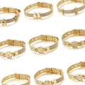 Jewelry Wholesale High Quality18K Gold-plated Luxury Fashion Exquisite Zircon All-match Bridal Bracelet Bangle
