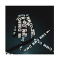 Custom 1 Inches 2.5cm Width Hi Visible Brand Name Letter logo Pattern Print Polyester Reflective Ribbon Webbing Tape for Garment
