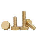 GB835 Hand Adjusted Brass Thumb Bolt M3 M4 24mm M5 M6 25mm M8 M10 Brass Large Flat Knurled Head Thumb Screw Thumbscrew