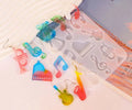 Hot Selling DIY Crystal Drip Earrings Silicone Mold Mushroom Vase Cloud Series Pendant Hanging Mold