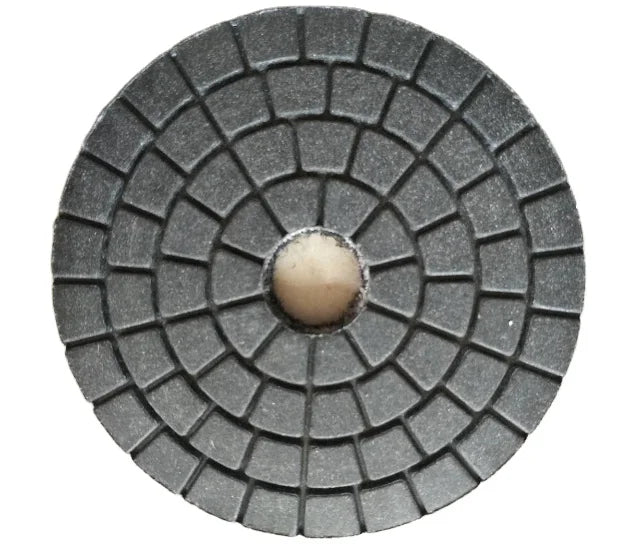 100mm Containing Wool Wet buff Diamond Polish Pads for Granite Marble Stone Quartz Abrasive Tools