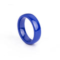 Somen Customized 6mm Men Women Dome High Polished Multicolor Ceramic Rings  Wholesale