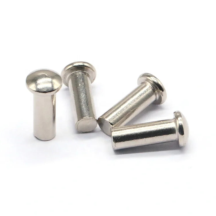 High Strength Stainless Steel Solid Rivets with Corrosion Resistance Round Head Design for Industrial Use