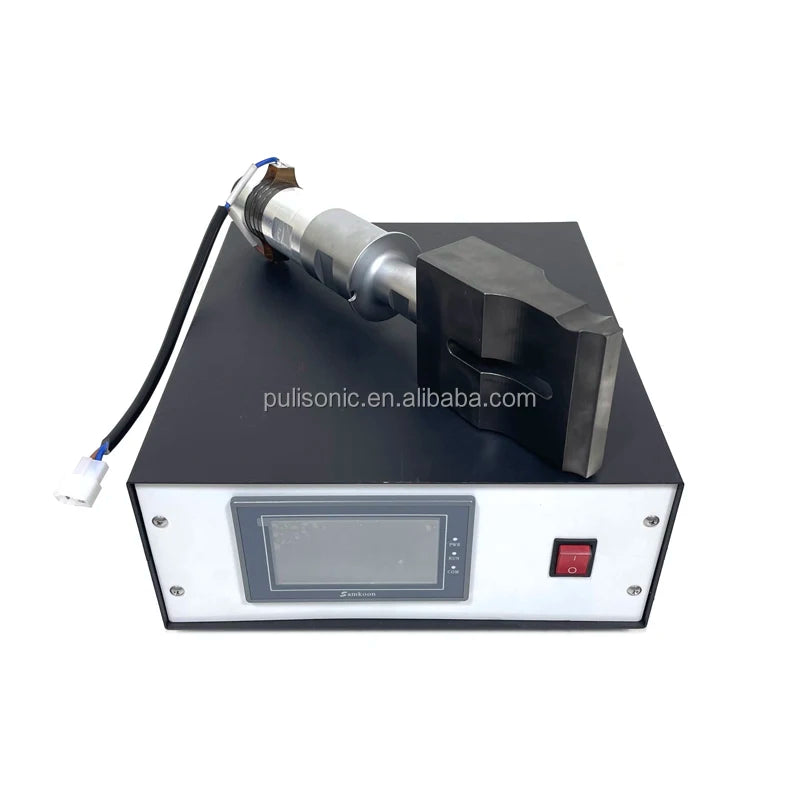 Digital 20K 2000W Ultrasonic Generator With Horn Booster and Transducer for Mask Making Machine 15K 2600W 15K 3200W