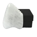 Gua Sha Massage Tool Natural White Jade Stone Guasha Tool for Face and Body Gua Sha Facial Scraping Board for SPA Acupuncture