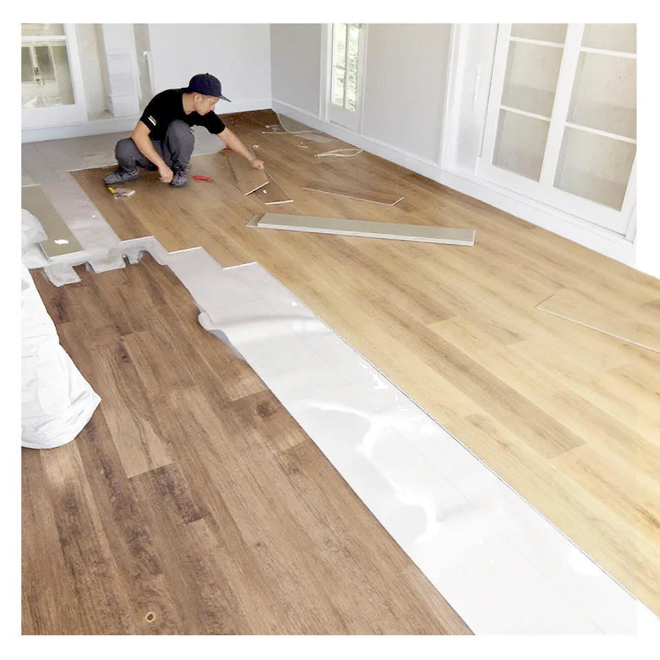 DBDMC  Eco-friendly Luxury 100%Waterproof Fireproof 4mm 6mm SPC Click  Vinyl Flooring