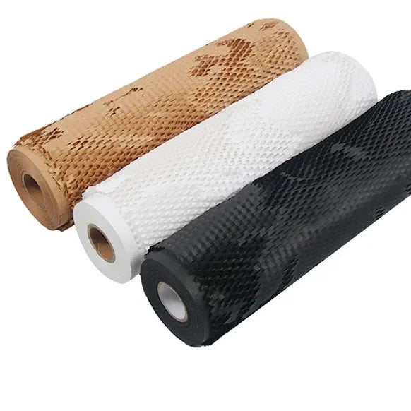Recyclable 6x10 Inches Cushioned Packaging Honeycomb Paper Roll Self-adhesive Envelope Gravure Printing 50-100 Microns Thickness