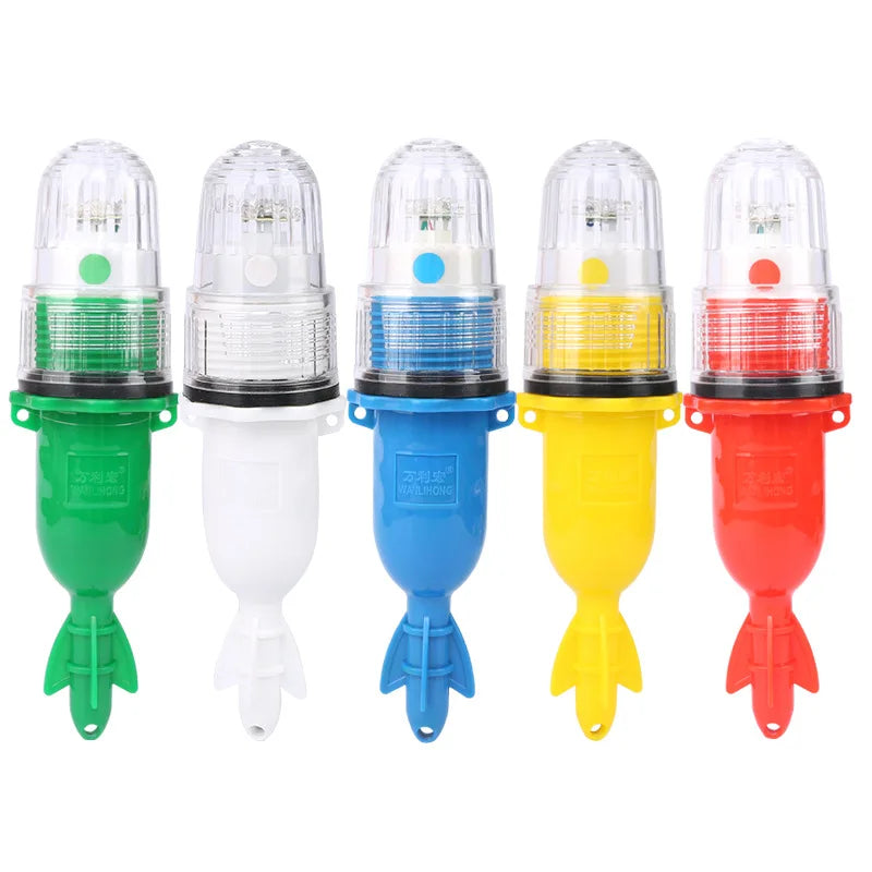 Deep Drop Underwater LED Multi-Mode Fishing Attractant Light Flash Light Genre Fishing Net Light