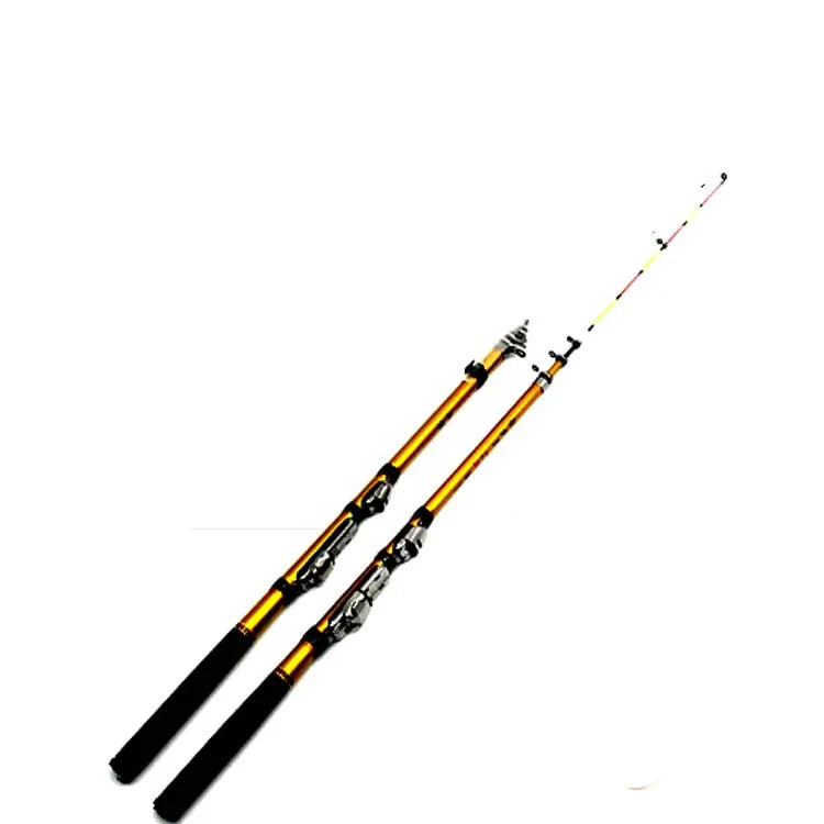 High Quality 1.5m - 3.0m Fiberglass Retractable Reel Sets and Rock Freshwater Fishing Rods