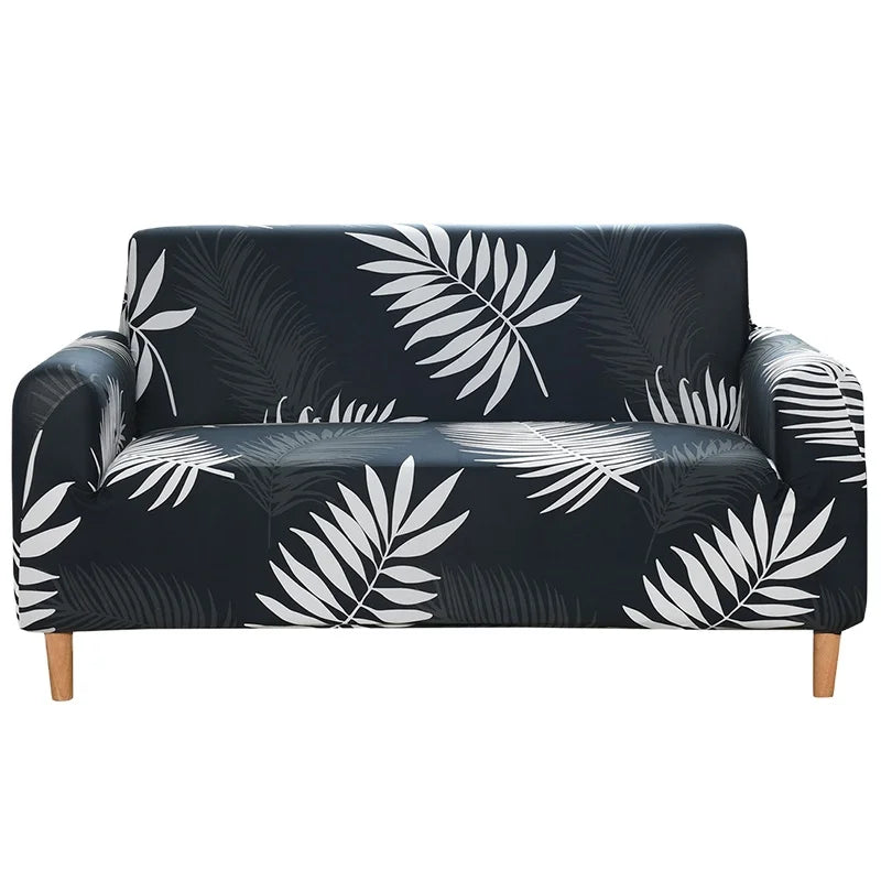 High Stretch Elastic in Stock Waterproof Non Slip Printing Cheap Hot Sale Stretch Sofa Covers Slipcover Top Seller