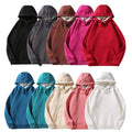 2024 New Design Plain Color Hoodie Winter Warm Mens Sherpa Fleece Hoodies 450 GSM Mens Fleece Hoodie