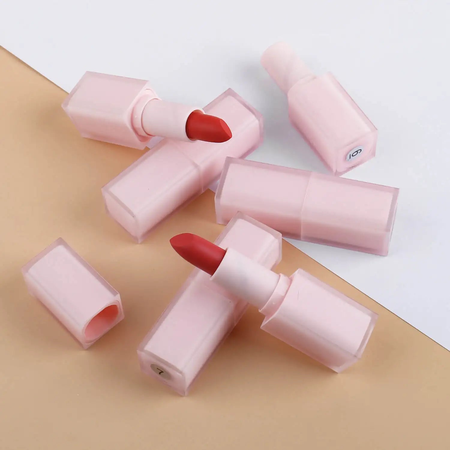 Custom logo Lipstick Private Label Waterproof Long Lasting Matte Solid Lipstick