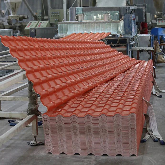 SONSILL Factory ASA Resin Material Plastic Corrugate Roofing Tiles Houses for Outdoor