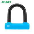 Jinjian High Security Anti Theft Silicone U Lock for Bicycle Motorcycle Bike Protection Lock with 2 Keys for E-bike Scooter