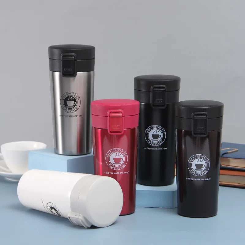 380ml 510 ml Reusable Double Wall Coffee Stainless Steel Thermo Insulated Water Bottle Vacuum Flasks Cup Travel Mug