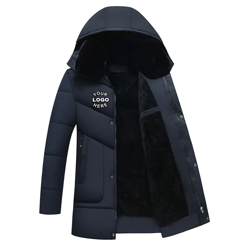Manufacturer Wholesale Hot Selling Fashion Warm Bubble Coat Clothes Clothing Custom Winter Hoodie Fleece Puffer Jacket for Men