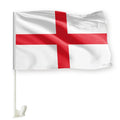 Custom Car Flag Polyester 30X45cm with Plastic Stand for Fans England Football Team Flag Custom Car Flag