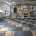 New Design Pure Popular Color Nylon 50*50 Rug 600 g Modern Removable 25 X 100 cm Office Carpet Tiles Door Mat