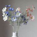 Single Stem Plant Hair Cosmos Bipinnatus Artificial Silk Cloth Flower Home Decoration Wedding Arrangement for Christmas
