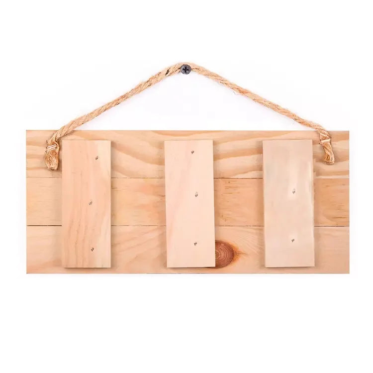 Wood Wall Hanging Plaque Wooden Blank Rustic Decorate Walls Farm House Welcome Home Wood Wall Sign