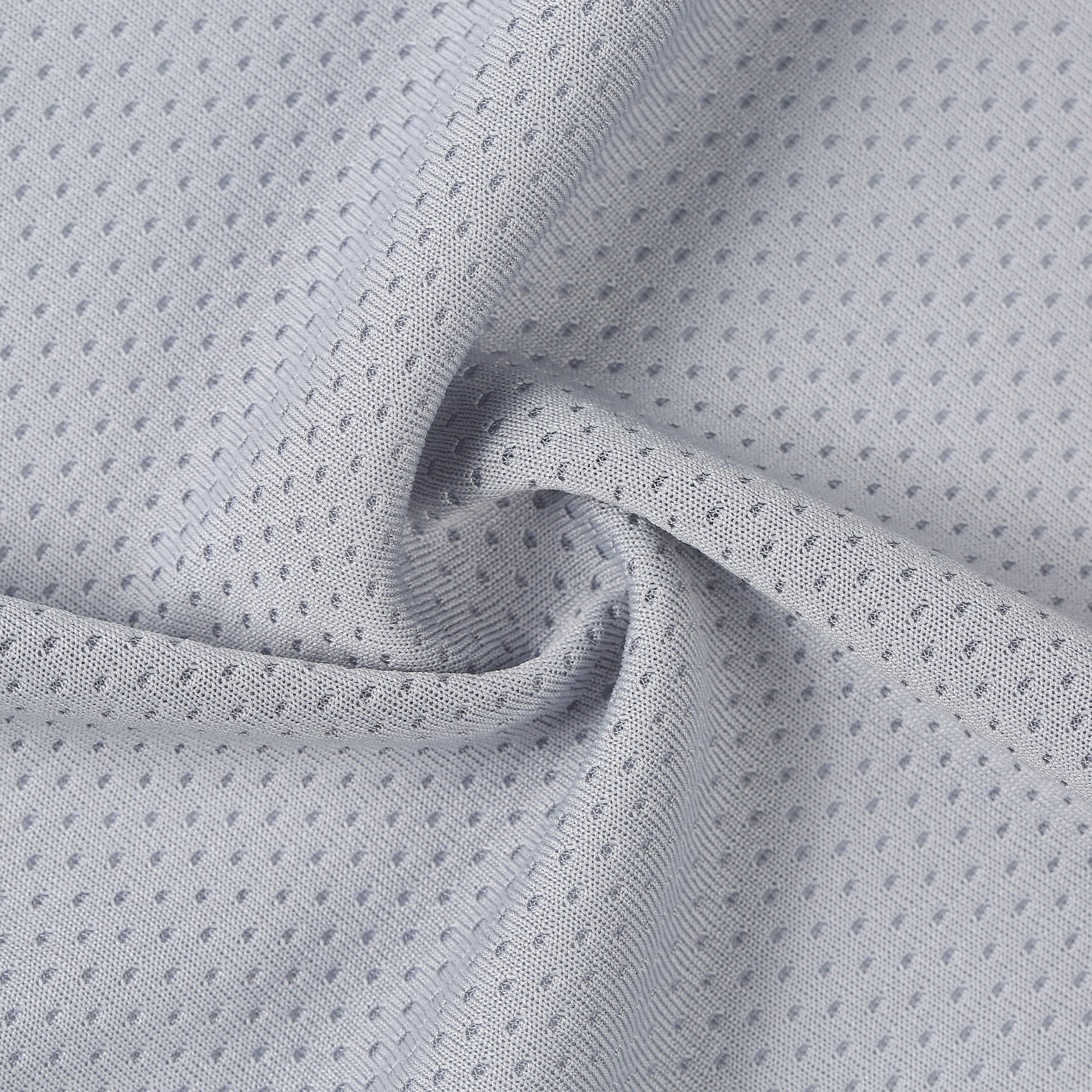 Eco-friendly Custom RPET Recycled Polyester Dry Fit Sport Mesh Fabric for Sport T-shirt