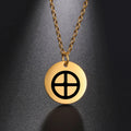 Stainless Steel Planet Symbol Amulet Small Charm Necklace Jupiter Saturn Pluto Neptune Planetary Alchemical Symbols  Necklace