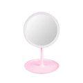 Wholesale Desktop Cute Makeup Mirror Adjustable Touch Dimming Led Make up Mirror With Lights