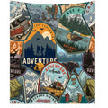 Factory Custom Minky Soft Flag Blanket Customize Personalized Design Sublimation Printed Warm Fleece Sherpa Throw Blankets