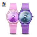 Simple Fashion Cheap Custom Made Printed Logo Silicone Stretch Watches