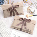 Hot Sale Oem Factory Faux Suede Envelope Bag Custom New Design Envelope Velvet Gift Jewelry Pouch